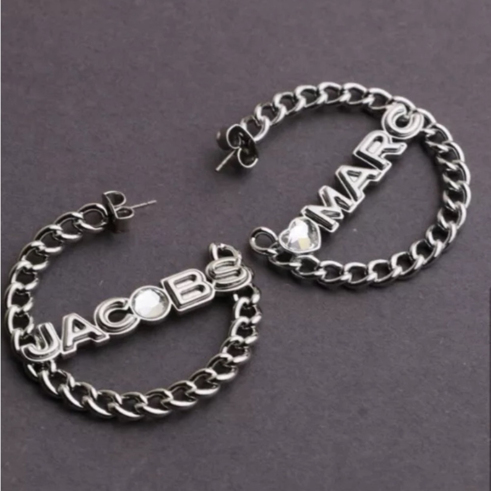 Marc Jacob Heaven the Charmed Chain Hoops